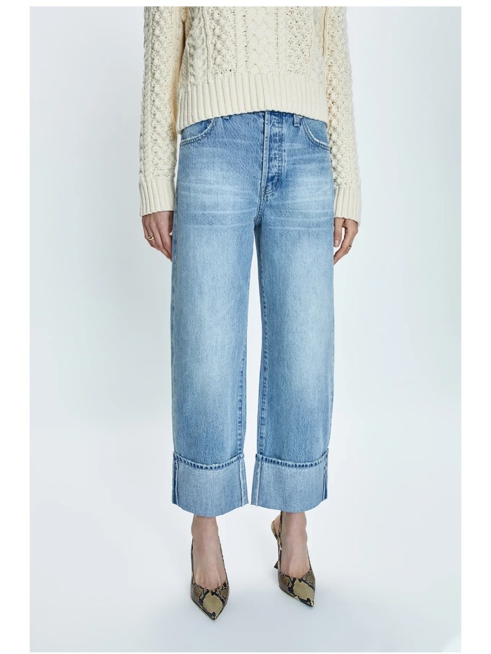 Pistola Ryder High Rise Cuffed Straight - Essex